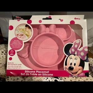 Minnie Mouse Silicone No slip plate